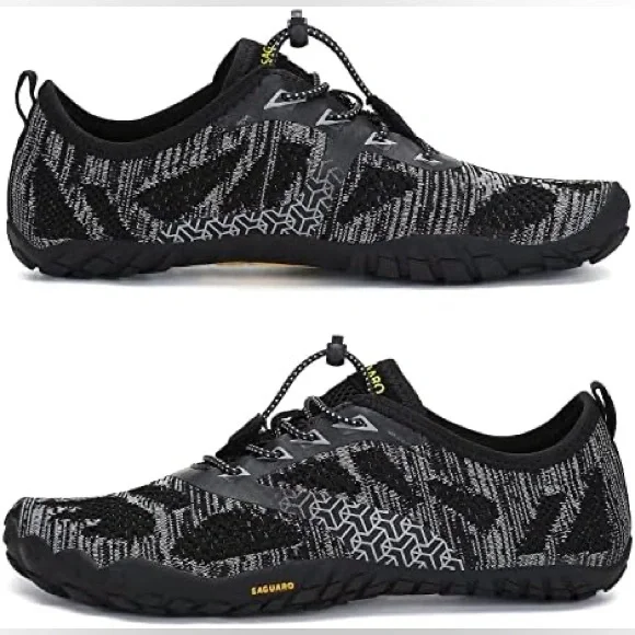 SAGUARO Minimalist Barefoot Zero Drop Sneakers Wide Toe - Picture 1 of 8